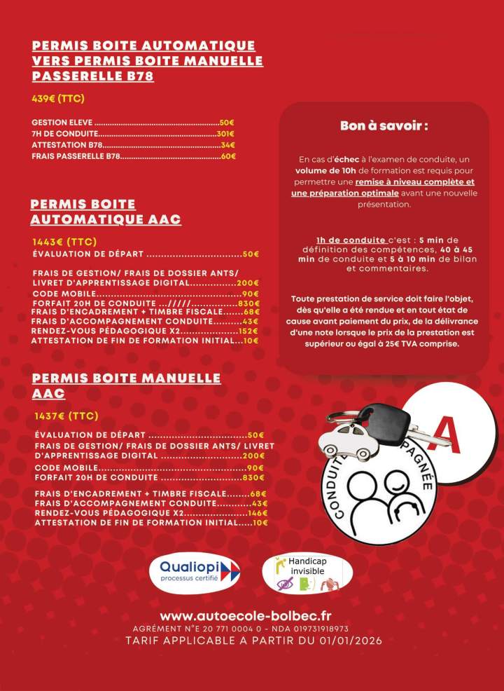 Permis auto Guadeloupe